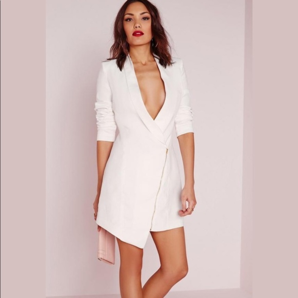 Missguided Midi Blazer Dress